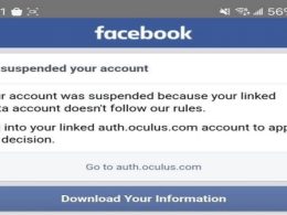 Linked Oculus Accounts Trigger Facebook and Instagram Suspension