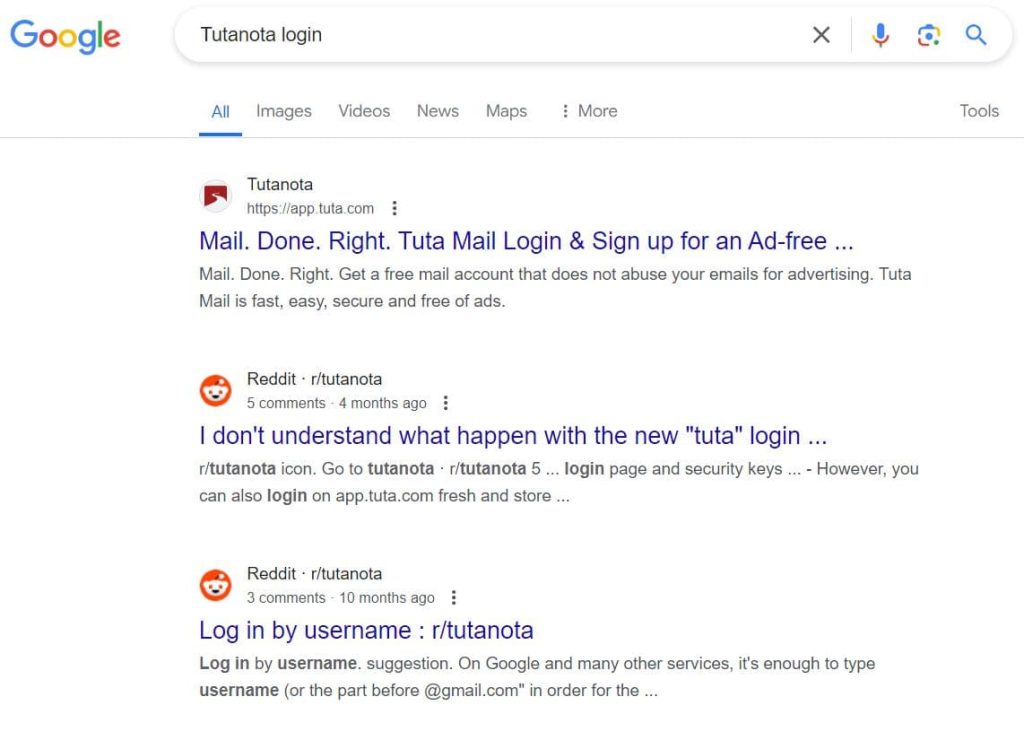 Tuta Mail (Tutanota) Accuses Google of Censoring Its Search Results